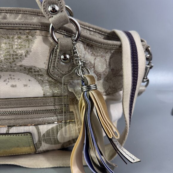 Authentic COACH # 16732 Poppy Patchwork Rocker Tote Satchel /Shoulder Bag - Picture 3 of 14